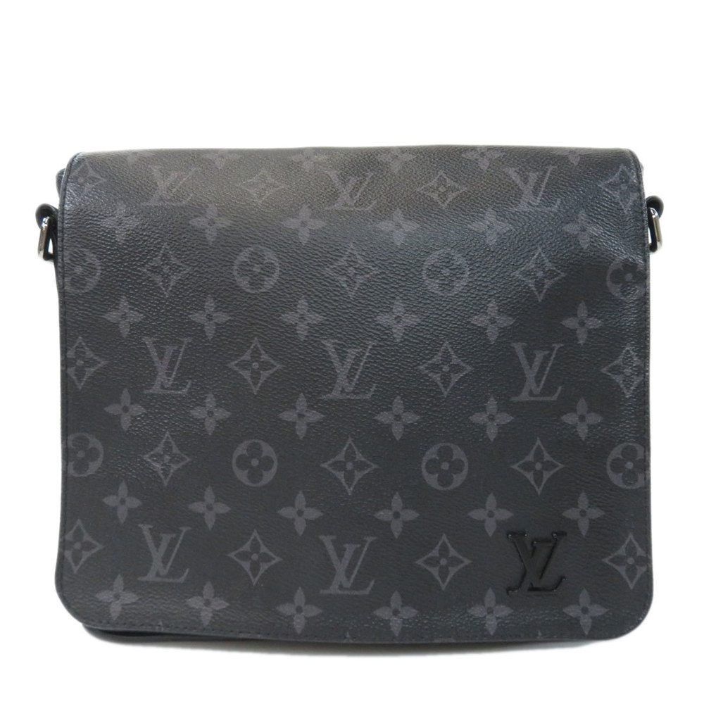 Louis Vuitton District PM NM Monogram Eclipse Shoulder Bag Black